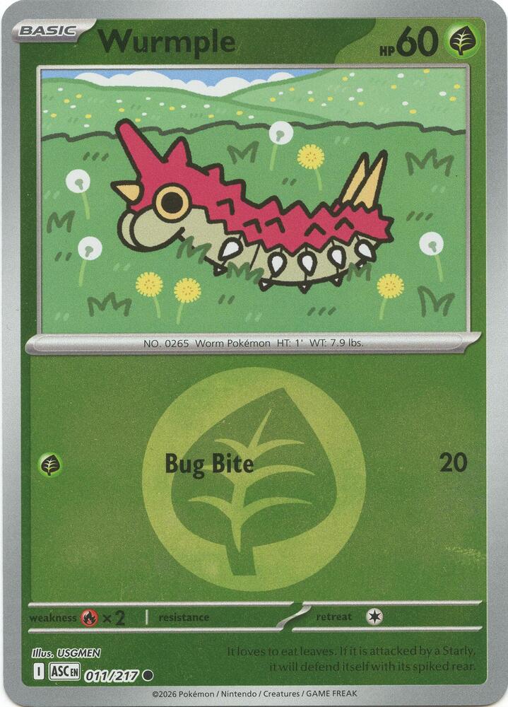 Wurmple (Energy Symbol Pattern) 011/217