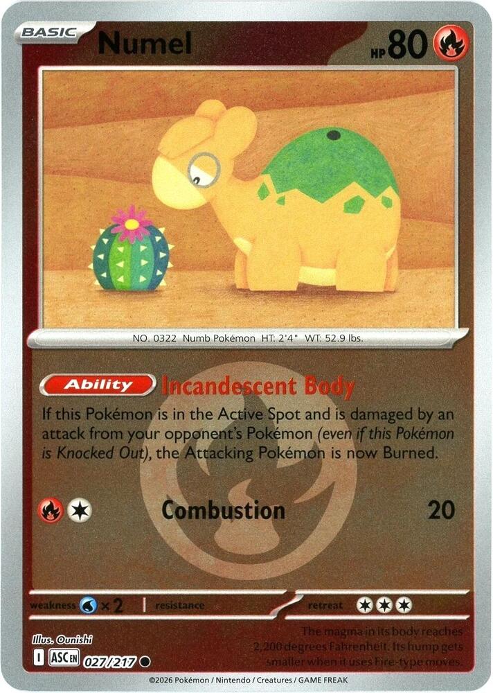 Numel - 027/217 (Energy Symbol Pattern) 027/217