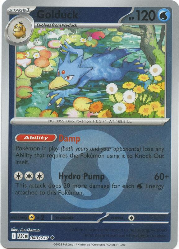 Golduck (Energy Symbol Pattern) 040/217 from ME: Ascended Heroes