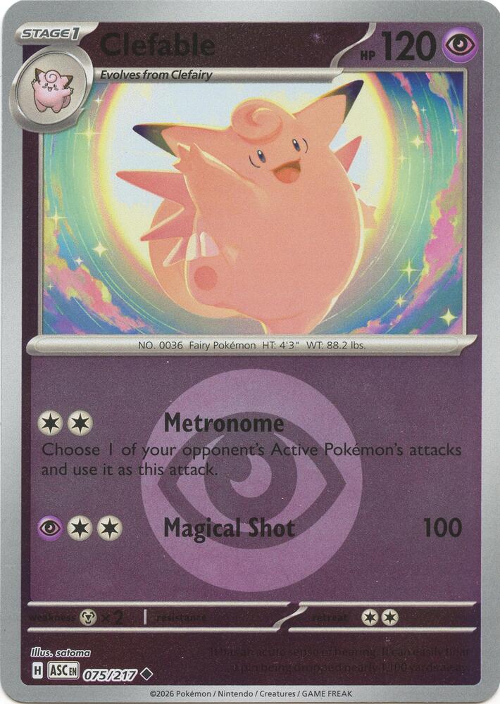Clefable (Energy Symbol Pattern) 075/217