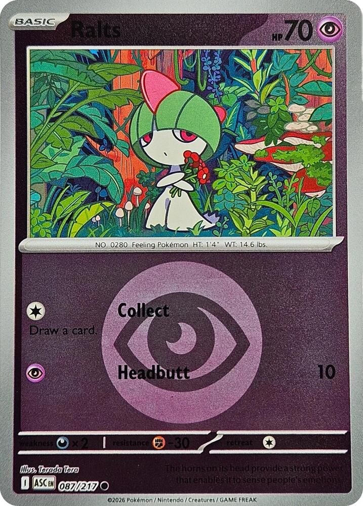 Ralts (Energy Symbol Pattern) 087/217