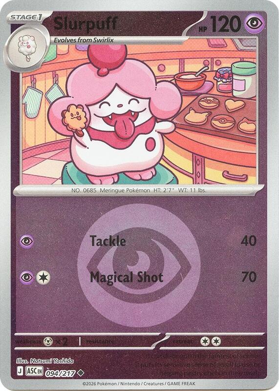 Slurpuff - 094/217 (Energy Symbol Pattern) 094/217 from ME: Ascended Heroes