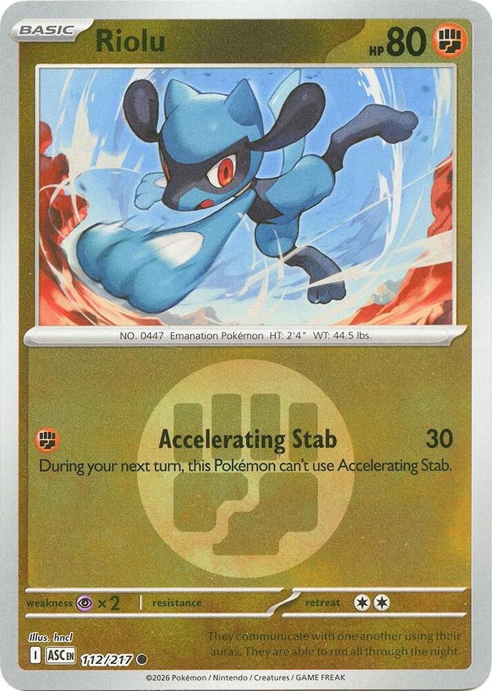 Riolu (Energy Symbol Pattern) 112/217