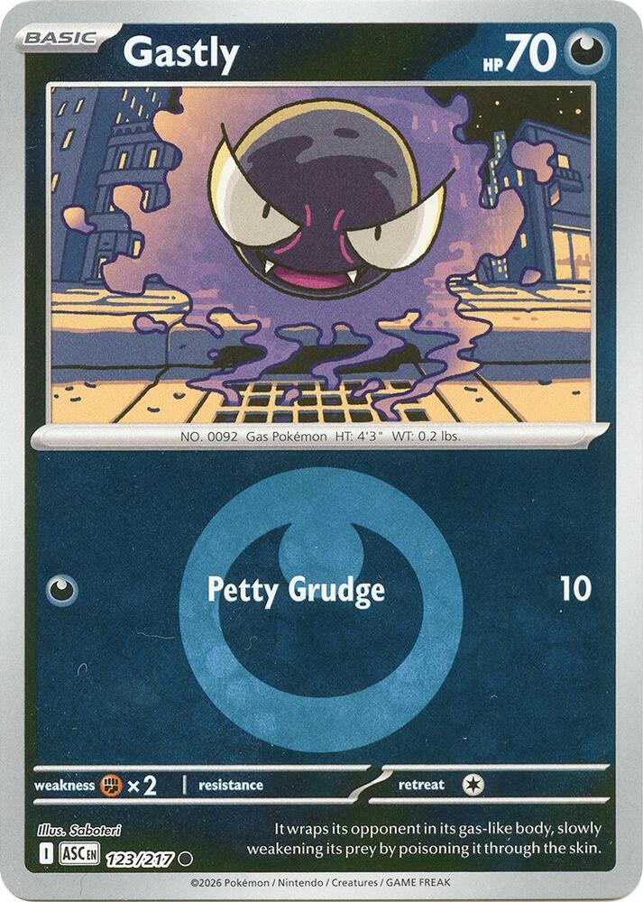 Gastly (Energy Symbol Pattern) 123/217