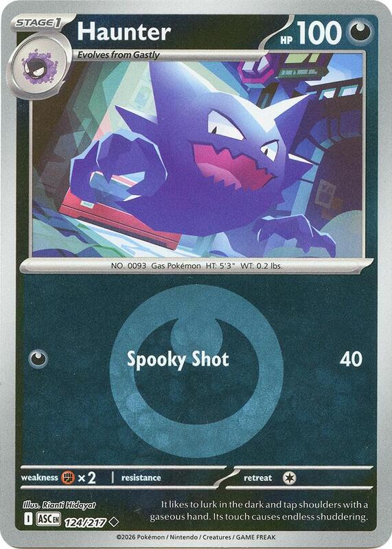 Haunter (Energy Symbol Pattern) 124/217 from ME: Ascended Heroes