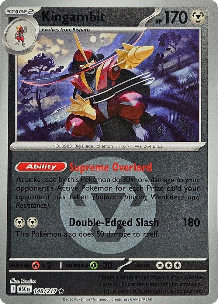 Kingambit (Energy Symbol Pattern) 148/217