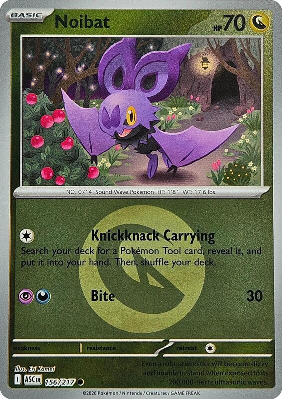 Noibat (Energy Symbol Pattern) 156/217 from ME: Ascended Heroes
