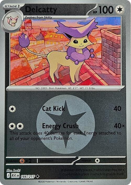 Delcatty (Energy Symbol Pattern) 166/217