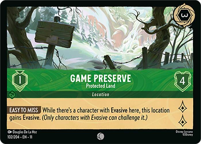 Game Preserve - Protected Land - Winterspell - Disney Lorcana - TCGplayer.com Game Preserve - Protected Land - Winterspell - Disney Lorcana - TCGplayer.com