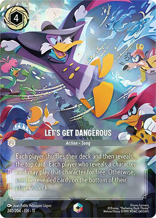 Let's Get Dangerous (Enchanted) - Winterspell - Disney Lorcana
