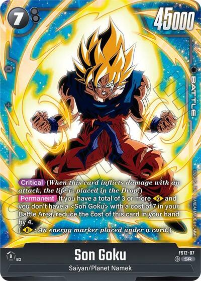 Son Goku - FS12-07 Starter Deck EX: The Beat of Ki Super Rare Dragon Ball card — value and price