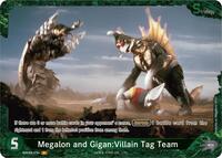 Megalon and Gigan:Villain Tag Team (EBP03-078+) - Godzilla Booster Set 3: Resonance of Rivals trading card