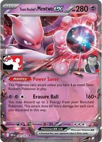 Team Rocket's Mewtwo ex #079/217 from Prize Pack Series Cards Pokemon card image