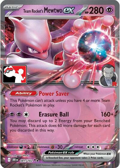 Team Rocket's Mewtwo ex 081/182