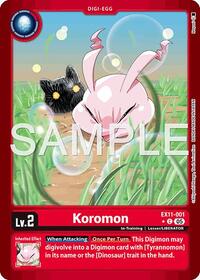 Koromon (Limited Foil) (Dawn of Liberator)
