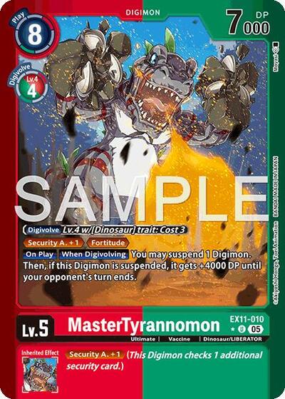 MasterTyrannomon (Limited Foil)