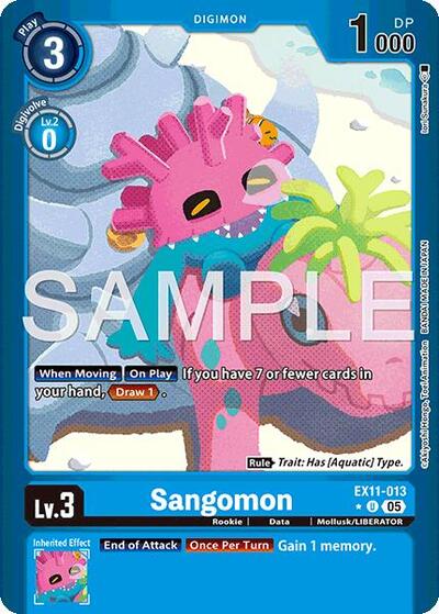 Sangomon (Limited Foil) card