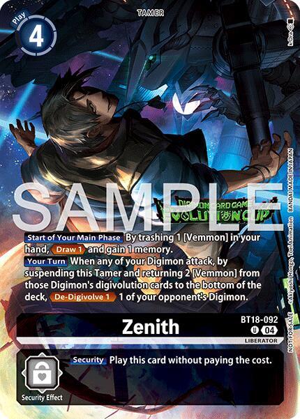 Zenith Evolution Cup 2026 Vol 1 Winner (Foil)
