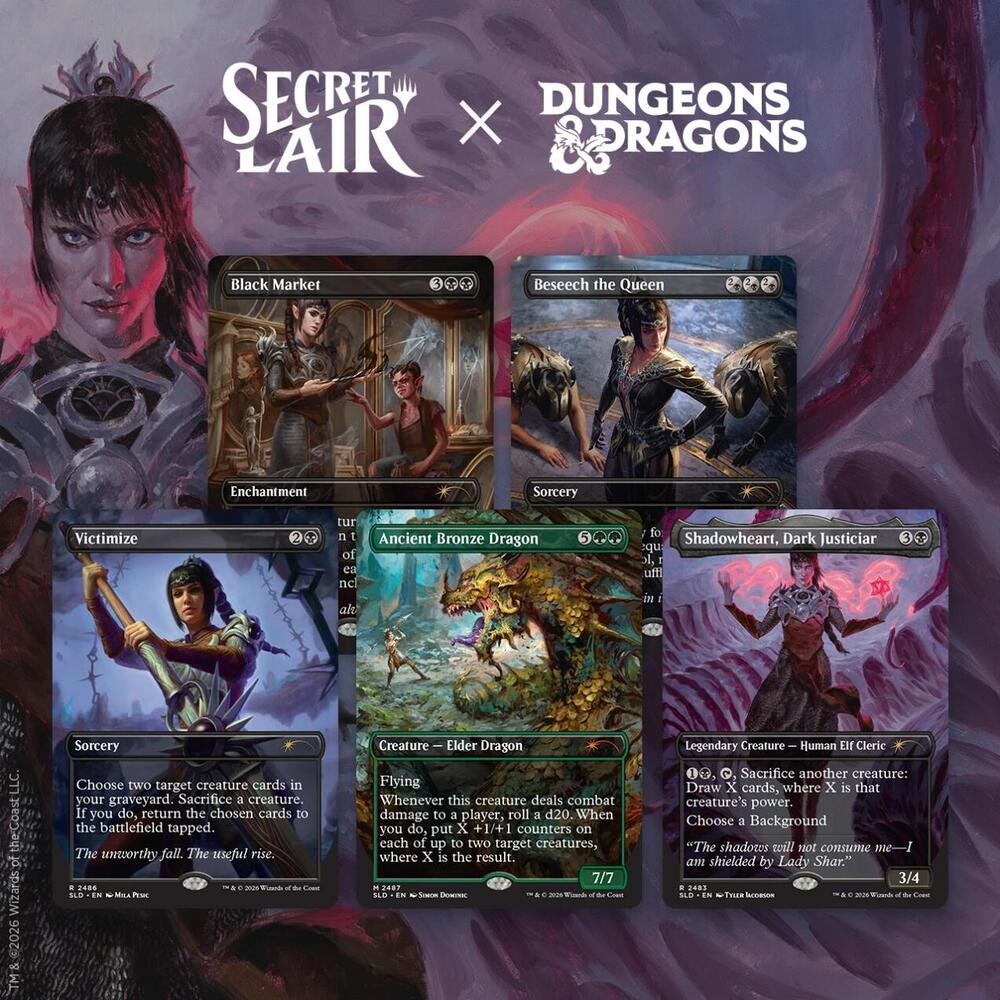 Secret Lair Drop: Secret Lair x Dungeons & Dragons: Shadowheart's
