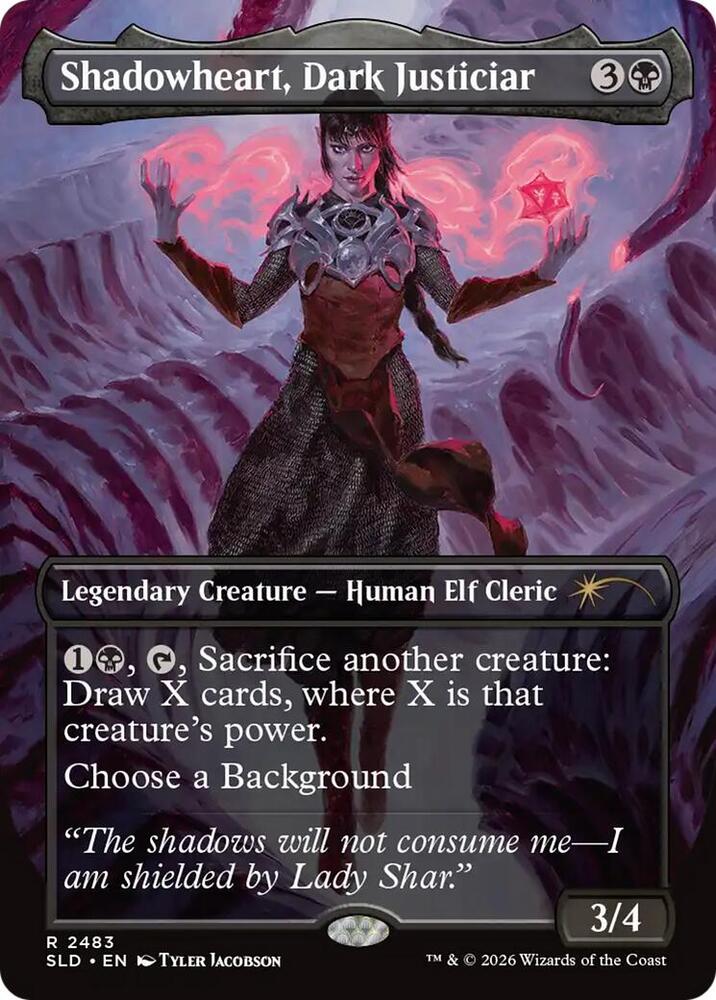 Shadowheart, Dark Justiciar - Secret Lair Drop Series - Magic: The