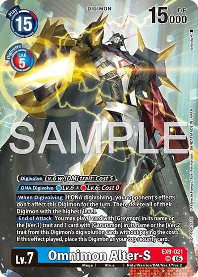 Omnimon Alter-S (Event Pack 9) Versus Monsters card price