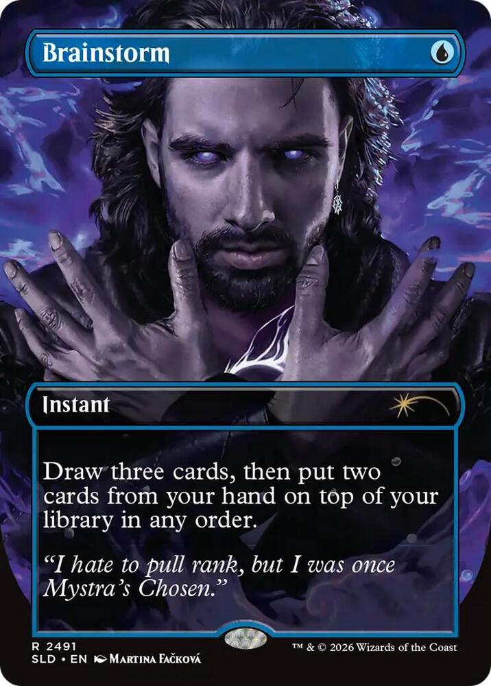 Brainstorm (2491) - Secret Lair Drop Series - Magic: The Gathering