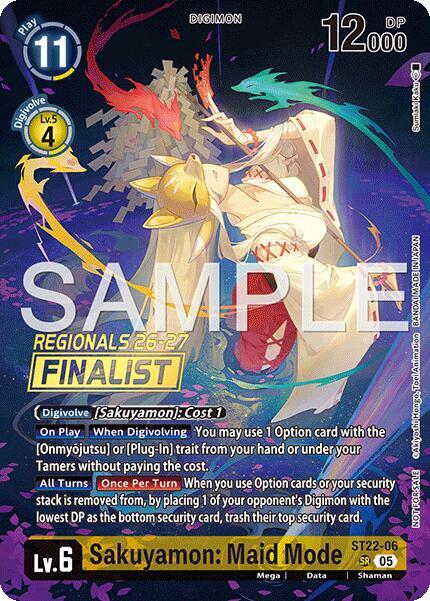 Sakuyamon: Maid Mode (Regionals 26-27 Season 1 Finalist) - Starter
