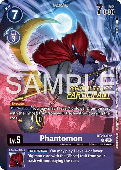 Phantomon (Regionals 26-27 Season 1 Participant) Release Special Booster 2.5 card price
