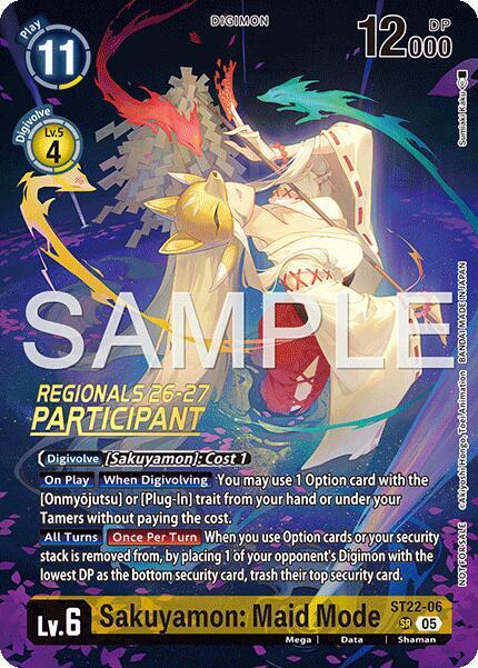 Sakuyamon: Maid Mode (Regionals 26-27 Season 1 Participant