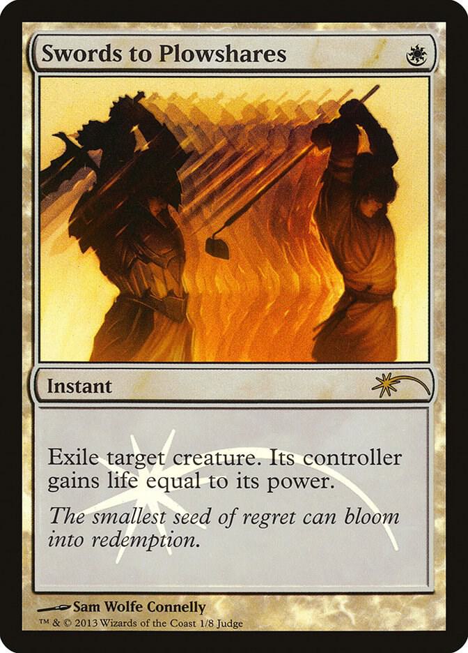 Swords to Plowshares - Judge Promos - Magic: The Gathering - TCGplayer.com Swords to Plowshares - Judge Promos - Magic: The Gathering - TCGplayer.com