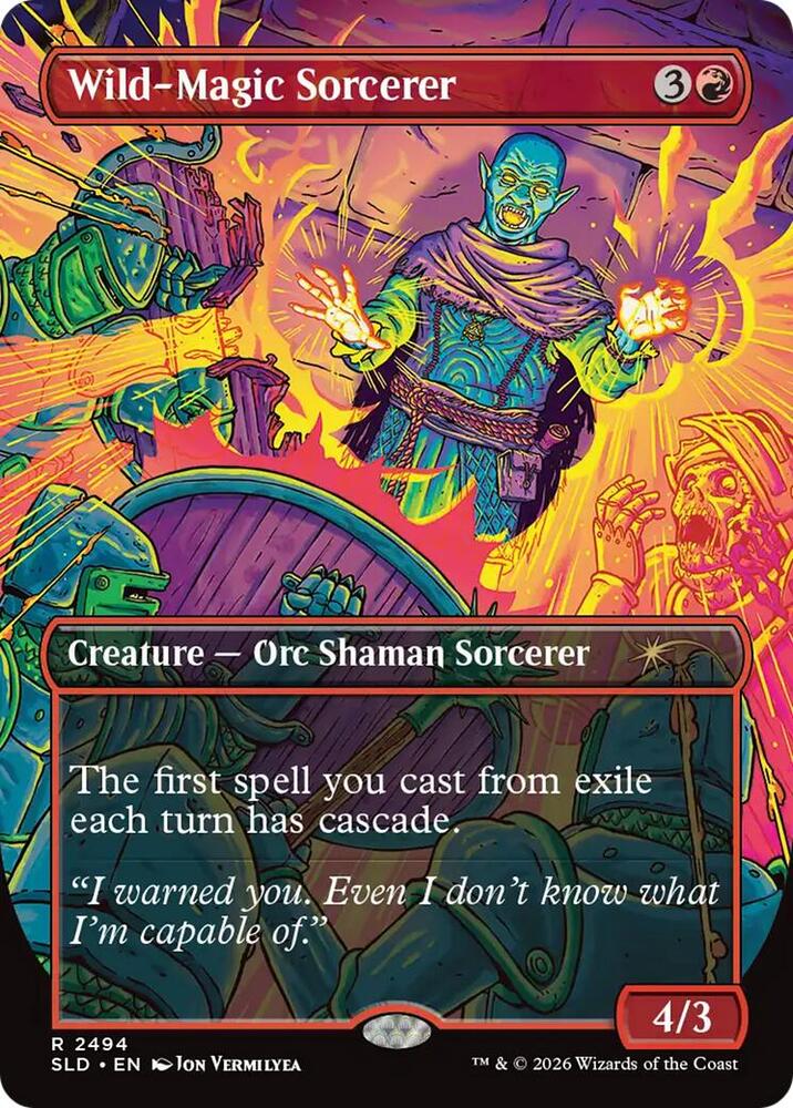 Wild-Magic Sorcerer - Secret Lair Drop Series - Magic: The