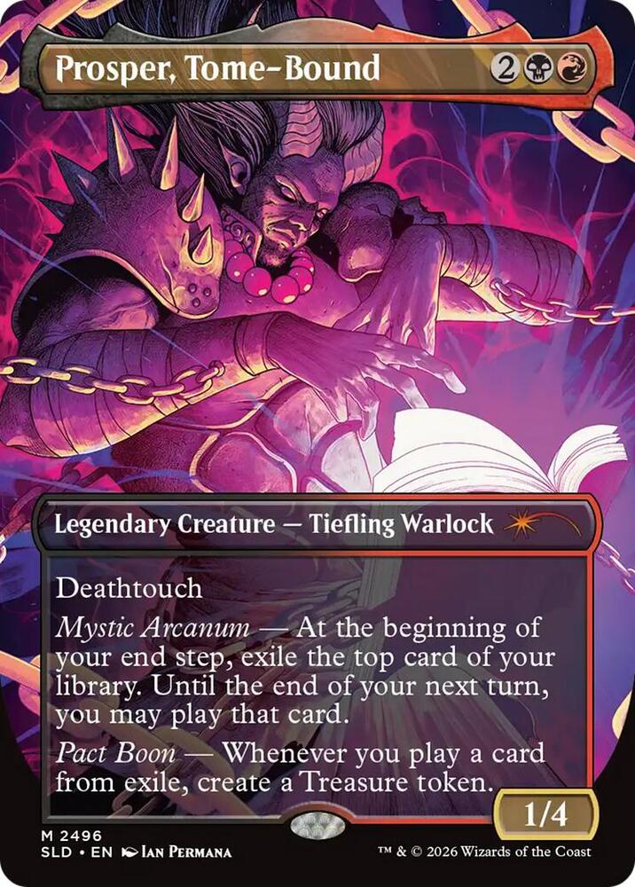Prosper, Tome-Bound - Secret Lair Drop Series - Magic: The Gathering Prosper, Tome-Bound - Secret Lair Drop Series - Magic: The Gathering