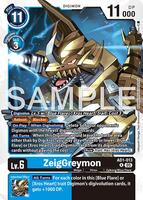 ZeigGreymon - Advanced Booster Digimon Generation - Digimon Card