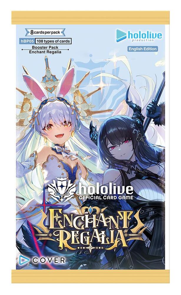 hololive card game booster box Hololive: Enchant Regalia Pack expanding your possibilities for deck building and battles hololive OFFICIAL CARD GAME/☆Pack/Box/Deck]Enchant Legalia