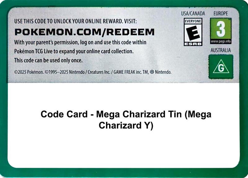 Code Card - Mega Charizard Tin (Mega Charizard Y)  from Miscellaneous Cards & Products