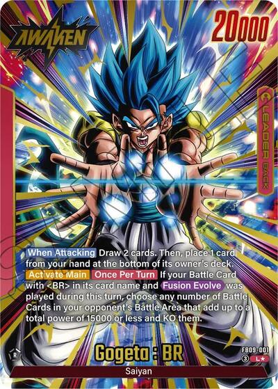 Gogeta : BR - FB09-001 (Alternate Art) card