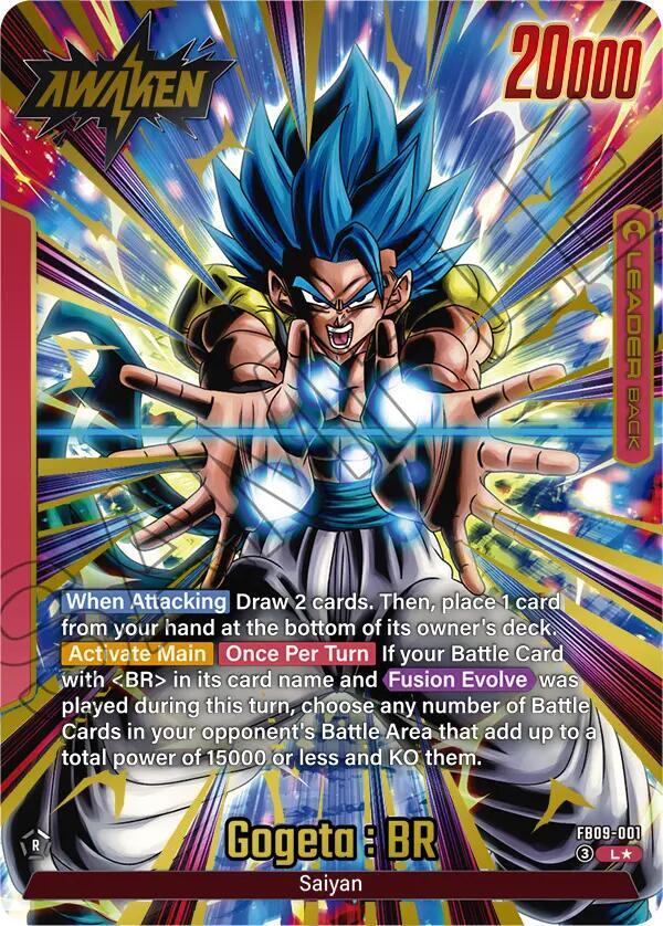 Gogeta : BR - FB09-001 (Alternate Art) - Dual Evolution - Dragon