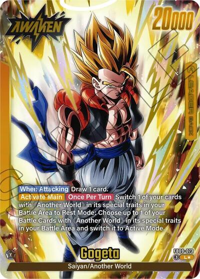 Son Goku/Vegeta // Gogeta (Alternate Art) card