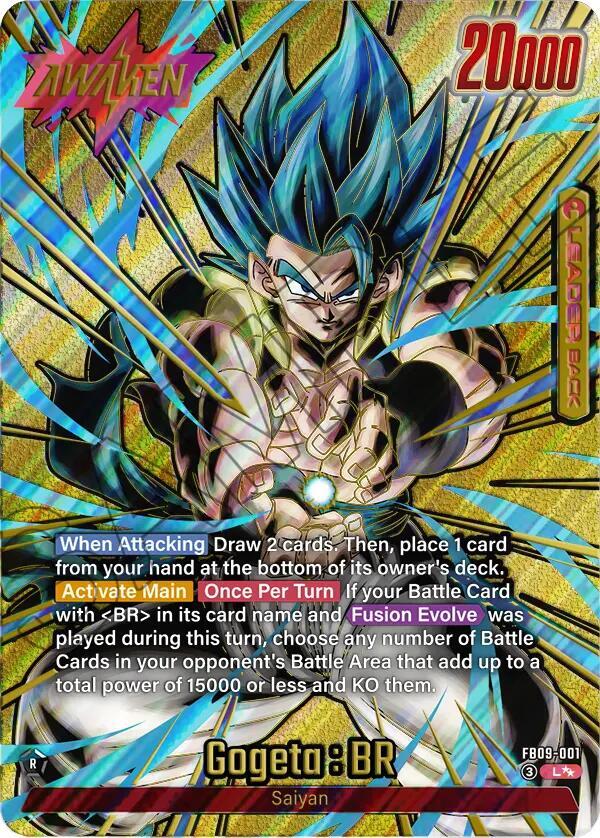 Gogeta : BR - FB09-001 (Super Alternate Art) - Dual Evolution