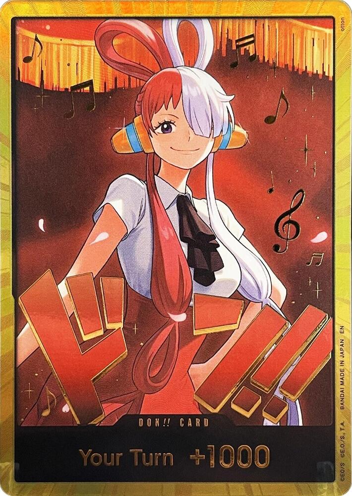 DON!! Card (Uta) (Gold) - Extra Booster: One Piece Heroines