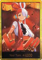 PSA10 DON!! CARD UTA-GOLD 金ドン!!カード : ウタ DON!! Card (Uta) (Gold) - Extra Booster: One Piece Heroines