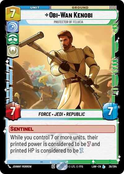 Obi-Wan Kenobi - Protector of Felucia card