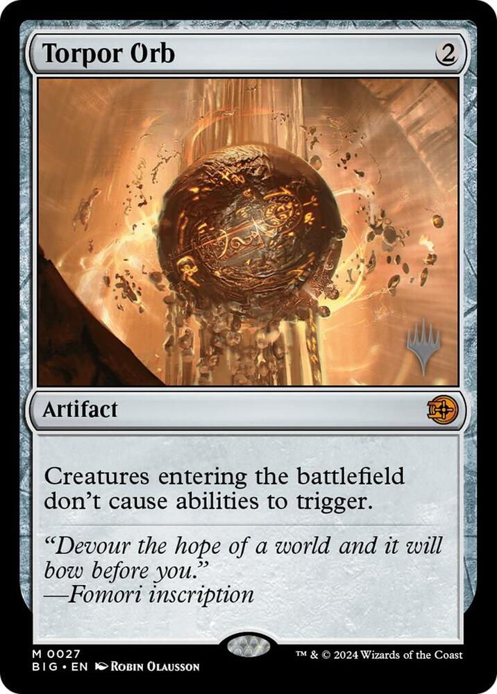 Torpor Orb - Promo Pack: Lorwyn Eclipsed - Magic: The Gathering