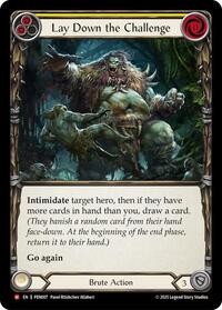 Lay Down The Challenge Yellow