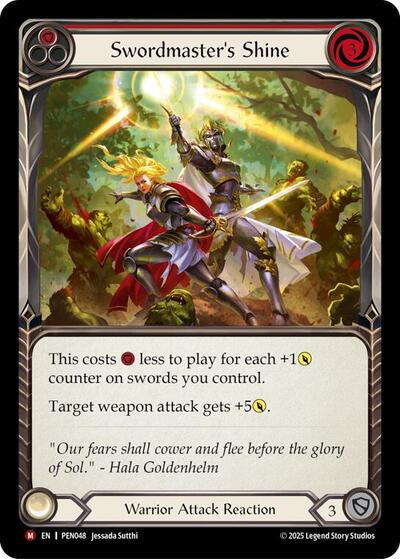Swordmasters Shine (Red) Compendium of Rathe card price