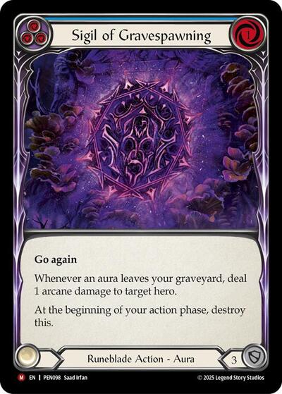Sigil Of Gravespawning (Blue)