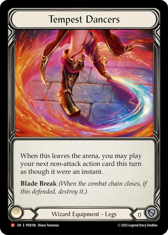 Tempest Dancers PEN106 card