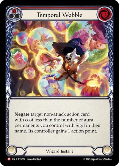 Temporal Wobble (Red) Compendium of Rathe card price