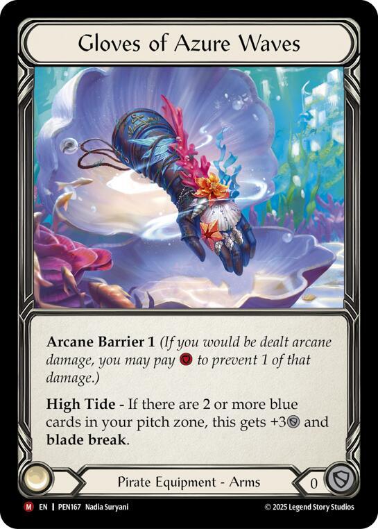 Gloves Of Azure Waves