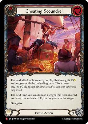 Cheating Scoundrel (Red) - Compendium of Rathe - Flesh and Blood